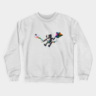 Robot Astronaut Crewneck Sweatshirt